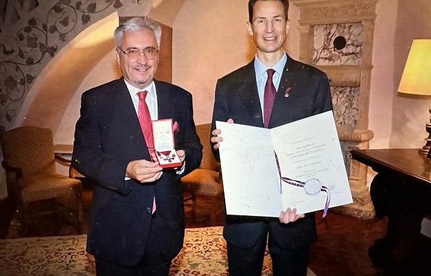 Drazen Domjanic awarded with the Knight’s Cross of the Order of Merit of the Principality of Liechtenstein