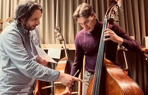 Marc-André & Ivan Boumans started working on their new Concerto for Double Bass and Orchestra